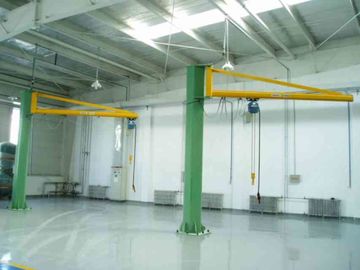 Jib Cranes Free Stew Slewing dengan Fondasi 3 sampai 5 Kaki Deep Capactiy 10 ton mengangkat tinggi 10 m
