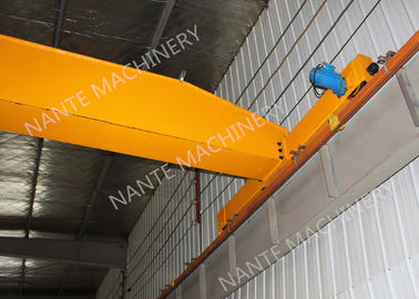 2 T Single Girder Overhead Cranes Untuk Pabrik / Stock Bahan / Bengkel Rentang 11m Tinggi angkat 6m