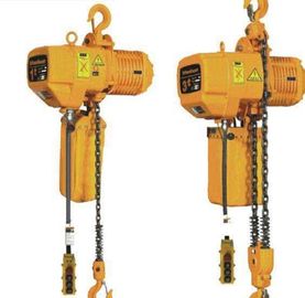 5 Ton Electric Chain Fall Hoist EH - C Type Dengan Suspensi Hook Dan Trolley