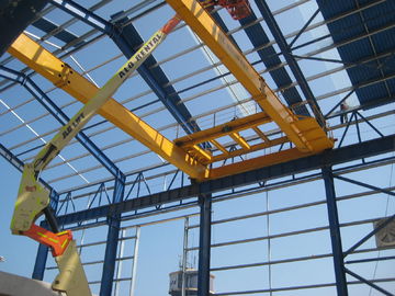 Cranes Overhead Girder Ganda Standar Eropa Kuning untuk Mobil