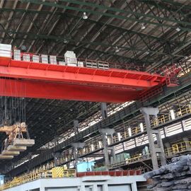 Steel Plant Double Beam Overhead Crane Dikontrol Oleh Crane Cabin Untuk Pekerjaan Baja