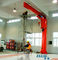 Jib Cranes Free Stew Slewing dengan Fondasi 3 sampai 5 Kaki Deep Capactiy 10 ton mengangkat tinggi 10 m