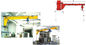 Wall Mounted Jib Cranes Kapasitas 1 ton dengan Rotasi 360 derajat dalam Spesifikasi ASTM Kuning